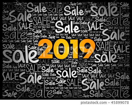 2019 SALE word cloud collage 2019 SALE word cloud collage 45899078