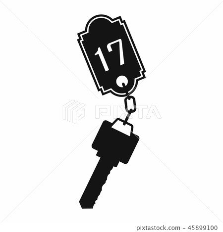 Hotel key with a room number Hotel key with a room number 45899100
