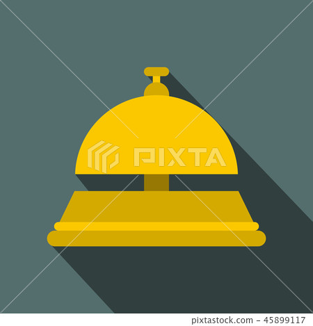 reception bell flat icon-插圖素材 [45899117] - pixta圖庫