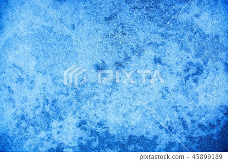 Blue Ice Texture Background with Crystal Surface 45899189