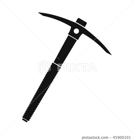 Pick tool black simple icon 45900101