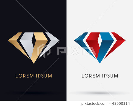 Abstract Jewelry, diamond, gemstone vector. Abstract Jewelry, diamond, gemstone vector. 45900314