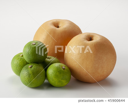 Oita Prefecture Kabosu and Pear 45900644
