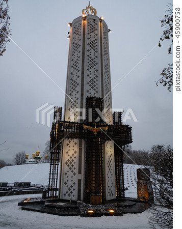 Memorial monument of Holodomor victims at Kyiv, Ukraine 45900758