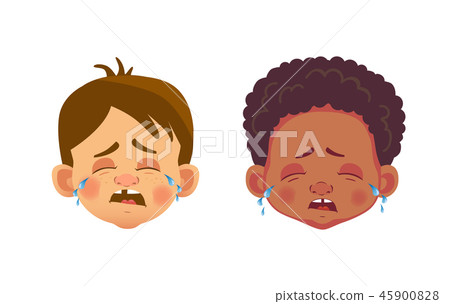 faces of boys character set faces of boys character set 45900828