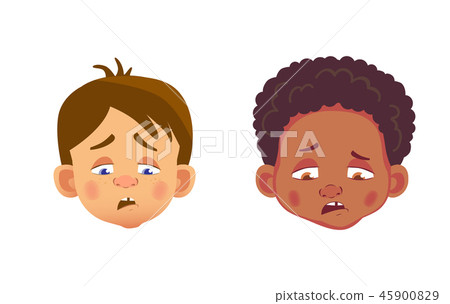 faces of boys character set faces of boys character set 45900829