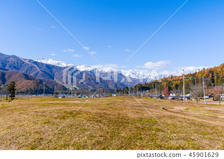 Beautiful landscape view of Hakuba Beautiful landscape view of Hakuba 45901629