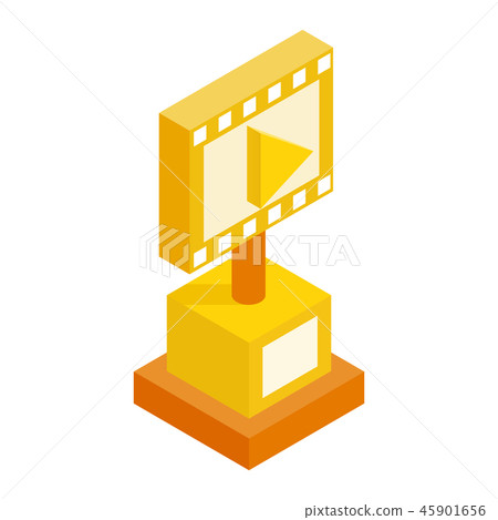 Movie award isometric 3d icon  45901656