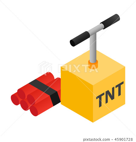 Dynamite isometric 3d icon Dynamite isometric 3d icon 45901728