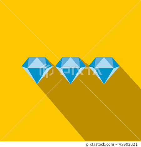 Three diamonds flat icon - Stock Illustration [45902321] - PIXTA