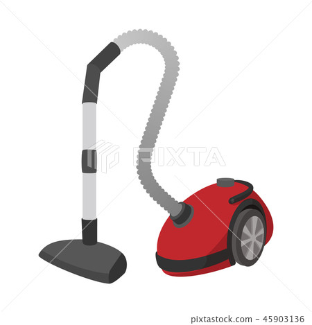Modern vacuum cleaner cartoon icon 45903136