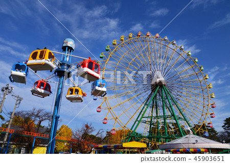 Autumn Hanazouji Park Ferris Wheel Autumn Hanazouji Park Ferris Wheel 45903651