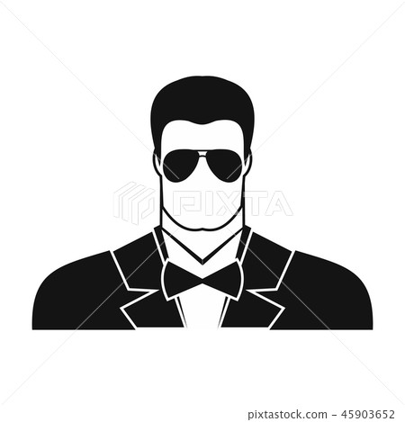 Bodyguard agent man icon 45903652