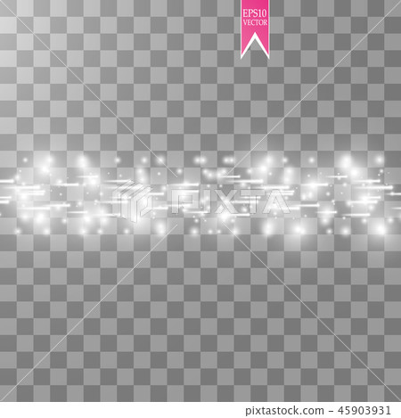 Vector white glitter wave abstract illustration. 45903931