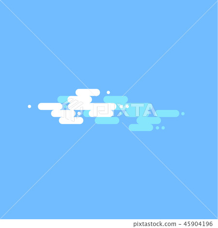 Blue sky with white clouds. Blue sky with white clouds. 45904196