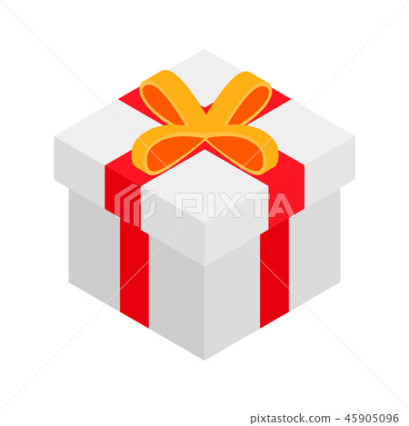 Gift box isometric 3d icon Gift box isometric 3d icon 45905096
