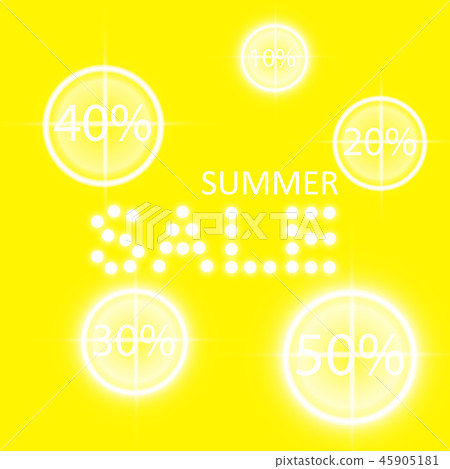 Summer sale glowing neon sign with target. Summer sale glowing neon sign with target. 45905181