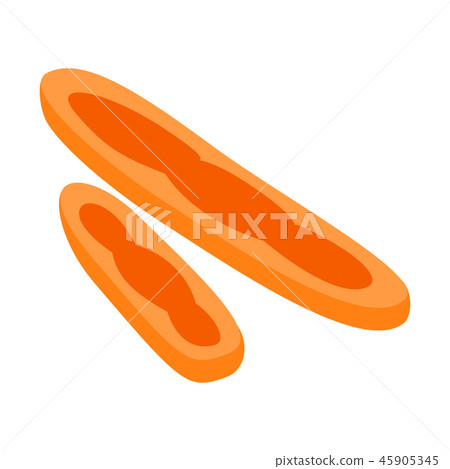 Orange virus isometric 3d icon 45905345