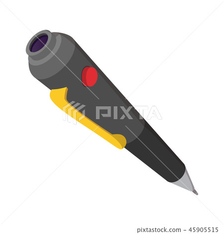 Spy pen cartoon icon  45905515