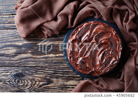 chocolate Fudge Cake on a plate 45905682
