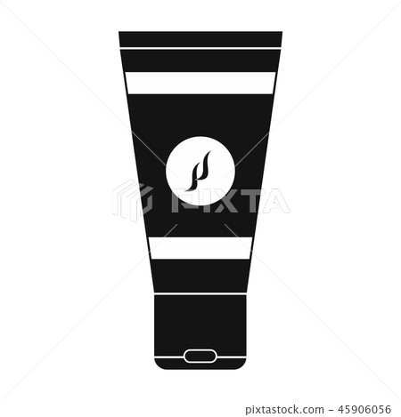 Shaving foam black simple icon 45906056