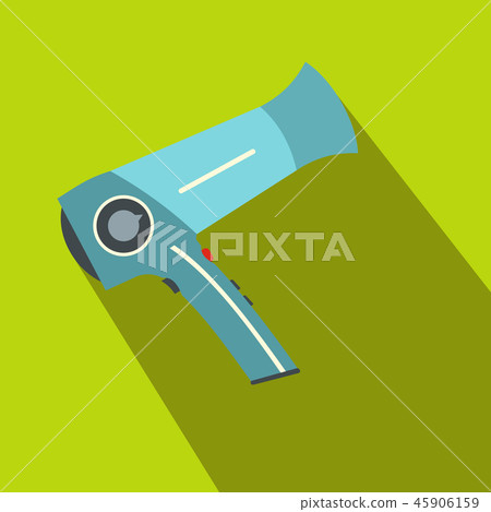 Hairdryer flat icon with shadow Hairdryer flat icon with shadow 45906159