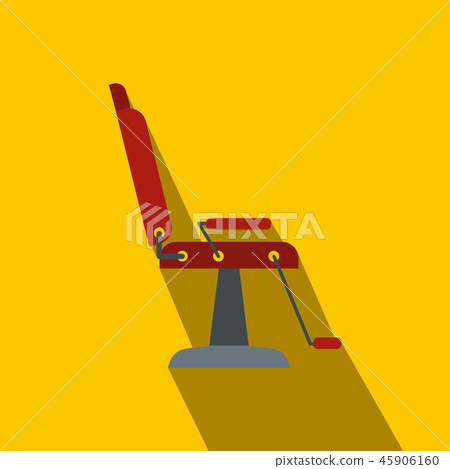 Armchair hairdresser flat icon 45906160