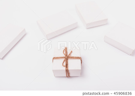 Rustic gift box tied with twine Rustic gift box tied with twine 45906836
