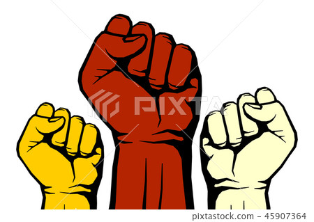 Protest, rebel vector revolution art poster Protest, rebel vector revolution art poster 45907364