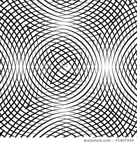 Black and white hypnotic illusion background Black and white hypnotic illusion background 45907844