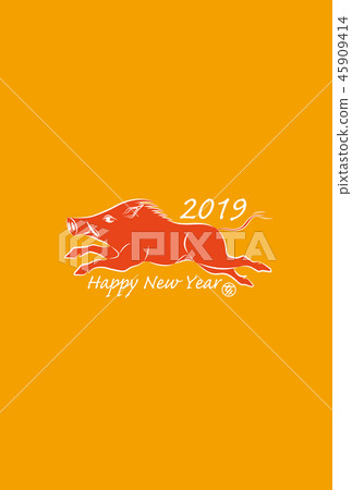 New year's card 2019 New year's card 2019 45909414