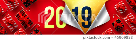 Happy New Year Promotion Poster or banner Happy New Year Promotion Poster or banner 45909858