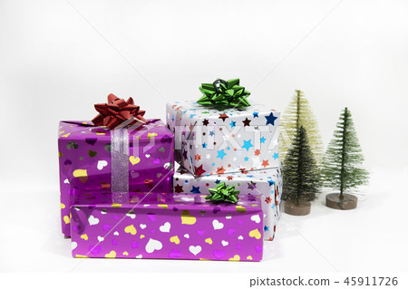 Gift box, christmas gift Gift box, christmas gift 45911726
