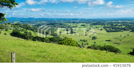 Byron Shire landscape in the summer. In Australia. 45913076