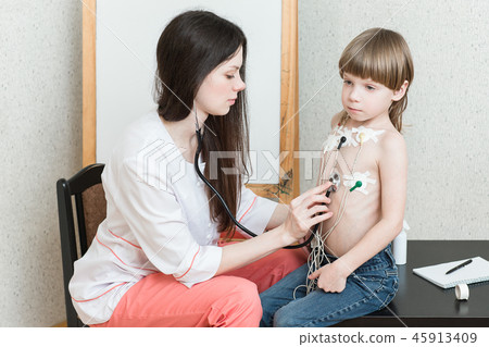 Cardiogram of heart, holter Cardiogram of heart, holter 45913409