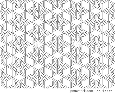 Abstract geometric pattern. A seamless background Abstract geometric pattern. A seamless background 45913536