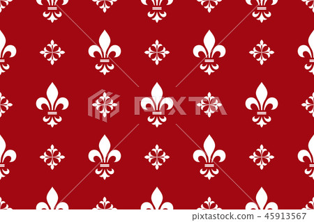 Floral pattern. Vintage wallpaper in the Baroque  45913567