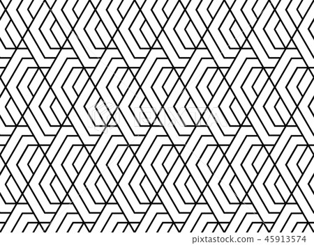 Abstract geometric pattern with stripes, lines. Abstract geometric pattern with stripes, lines. 45913574