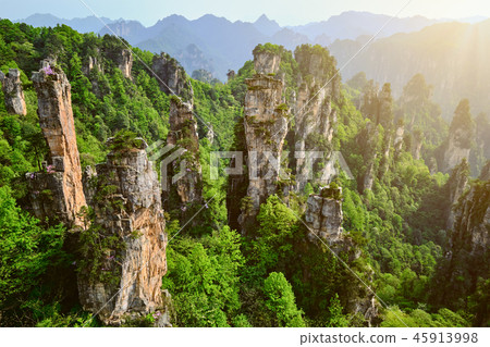 Zhangjiajie mountains, China Zhangjiajie mountains, China 45913998