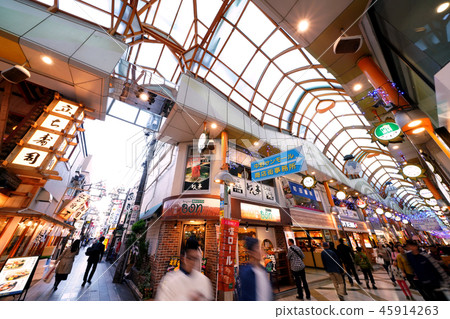 Tokyo cityscape in Japan We look at Nakano sun mall shopping street in front of Nakano Station (north exit) Tokyo cityscape in Japan We look at Nakano sun mall shopping street in front of Nakano Station (north exit) 45914263