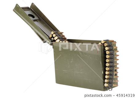 .30 Cal Metal Ammo Can with ammunition belt 45914319