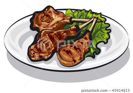 grilled lamb chops grilled lamb chops 45914815