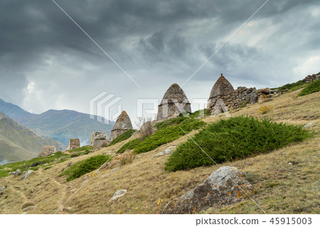 City of the dead. Ancient cemetery. City of the dead. Ancient cemetery. 45915003