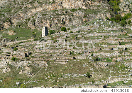 Watch tower of the ancient city 45915018
