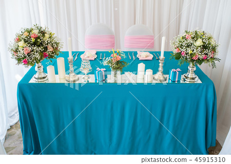 Beautiful flowers on table Beautiful flowers on table 45915310