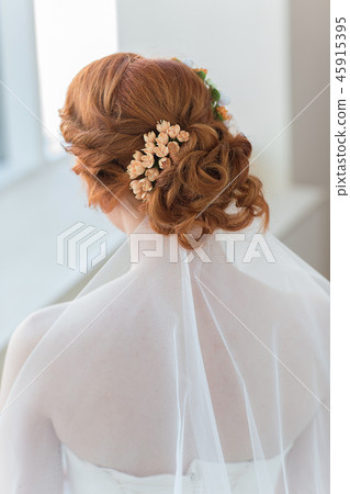 red hair of the bride 45915395