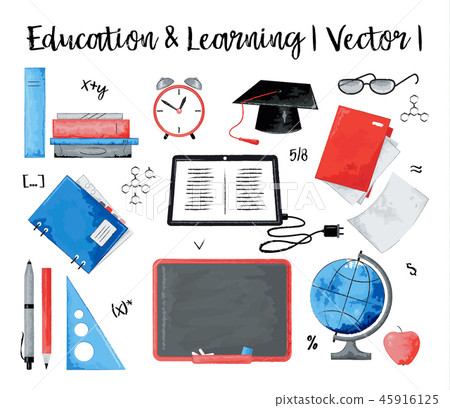 Concept of education and learning - Stock Illustration [45916125] - PIXTA