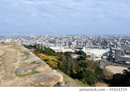 秋天米子城堡廢墟 45918729