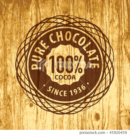 Vector chocolate logo template Vector chocolate logo template 45920459