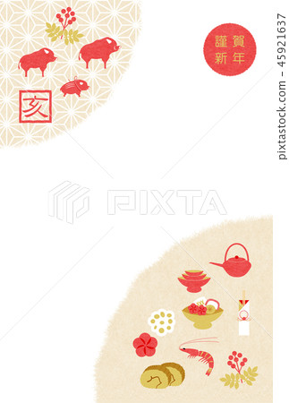 新年2019年新年前夜和禪宗背景 45921637